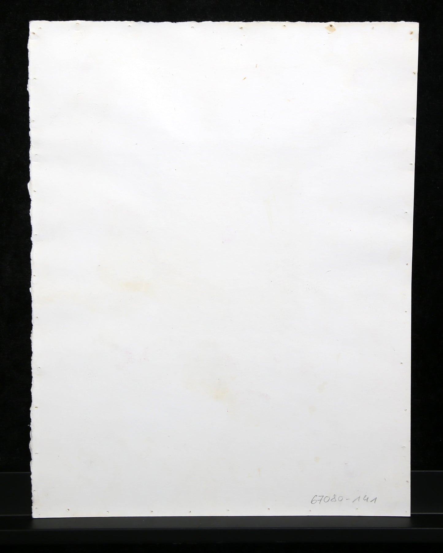 Berner, Bernd - ohne Titel - 1981 - Gouache + Kreide auf Bütten - handsigniert