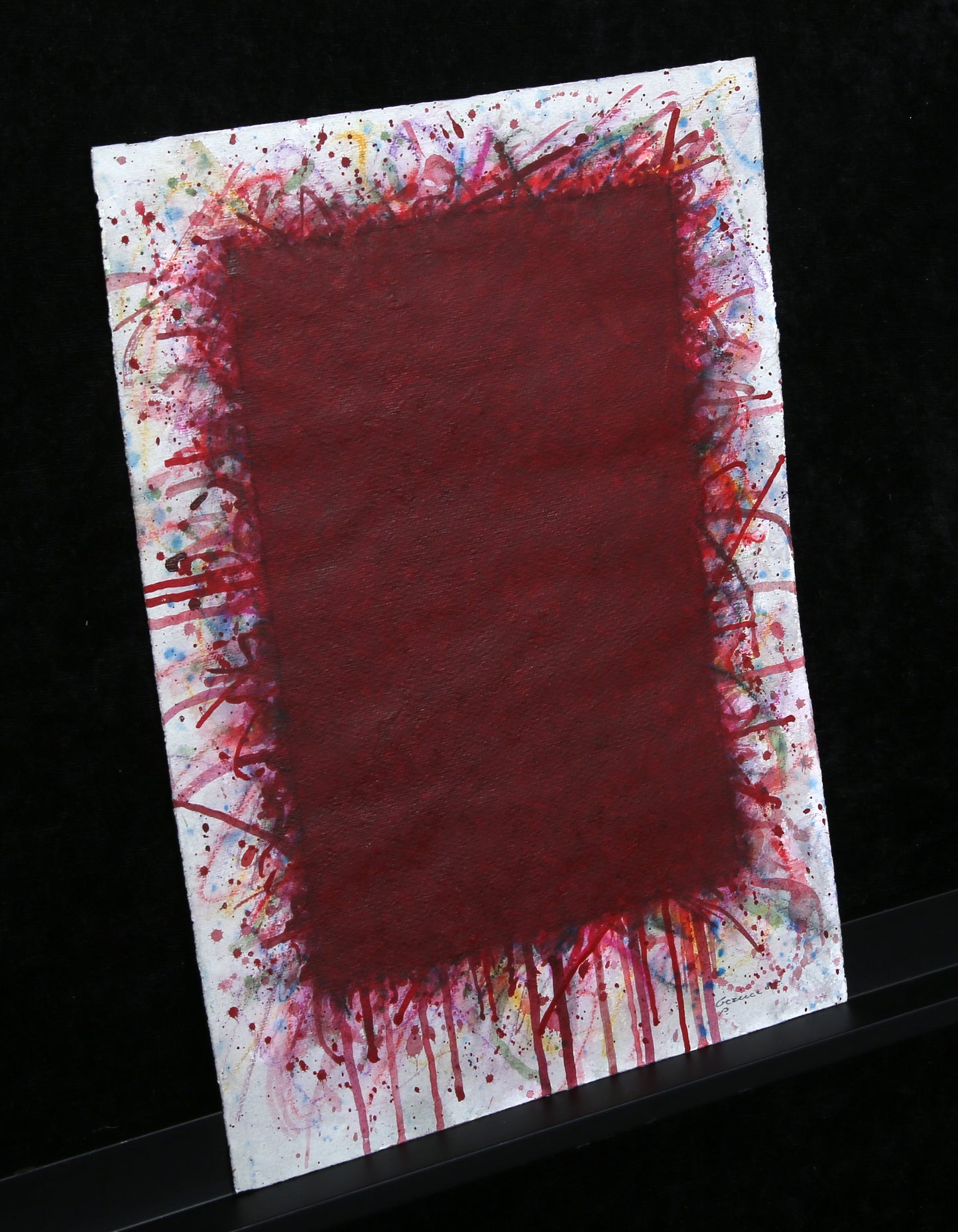 Berner, Bernd - ohne Titel - 1985 - Gouache auf Bütten - handsigniert