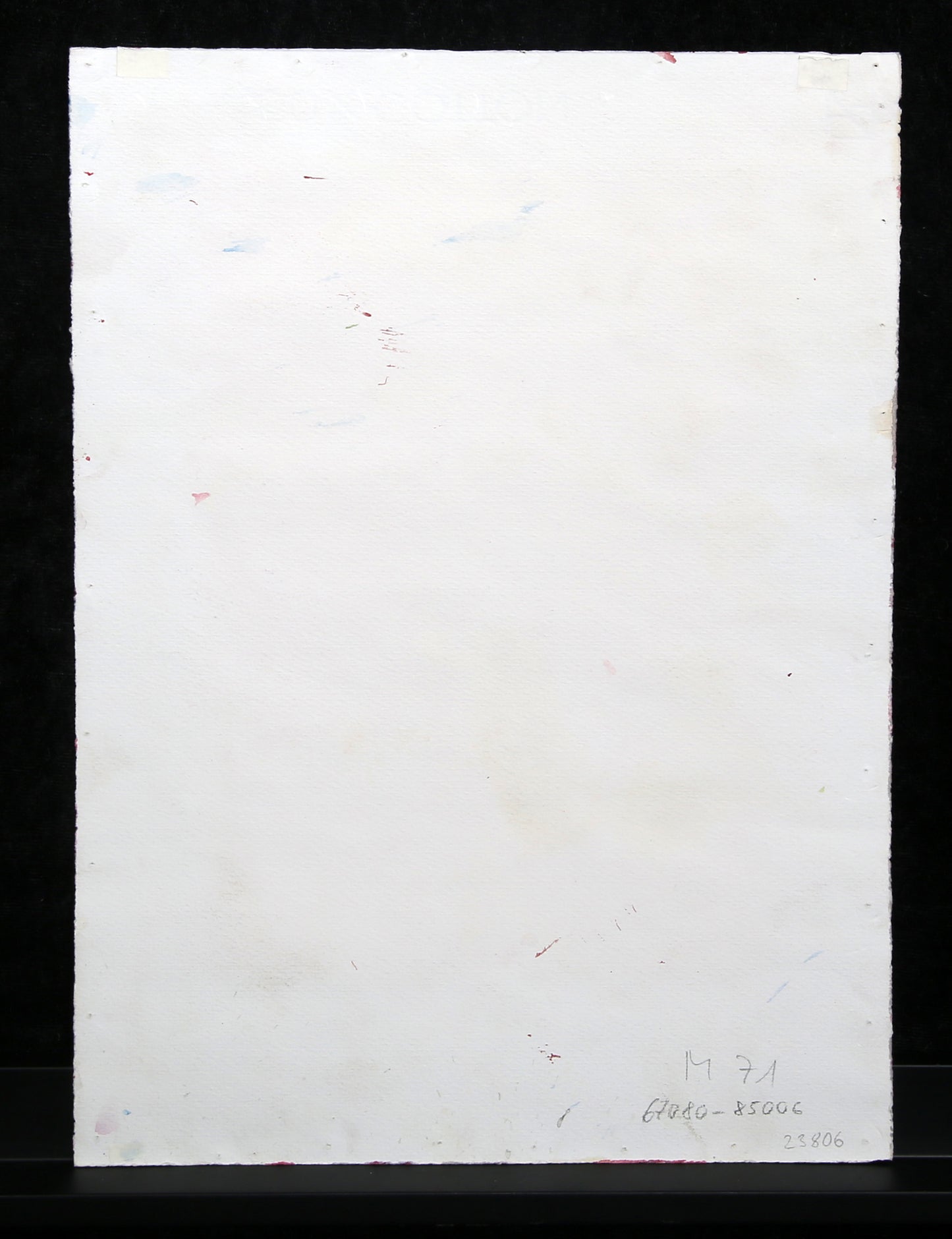 Berner, Bernd - ohne Titel - 1985 - Gouache auf Bütten - handsigniert