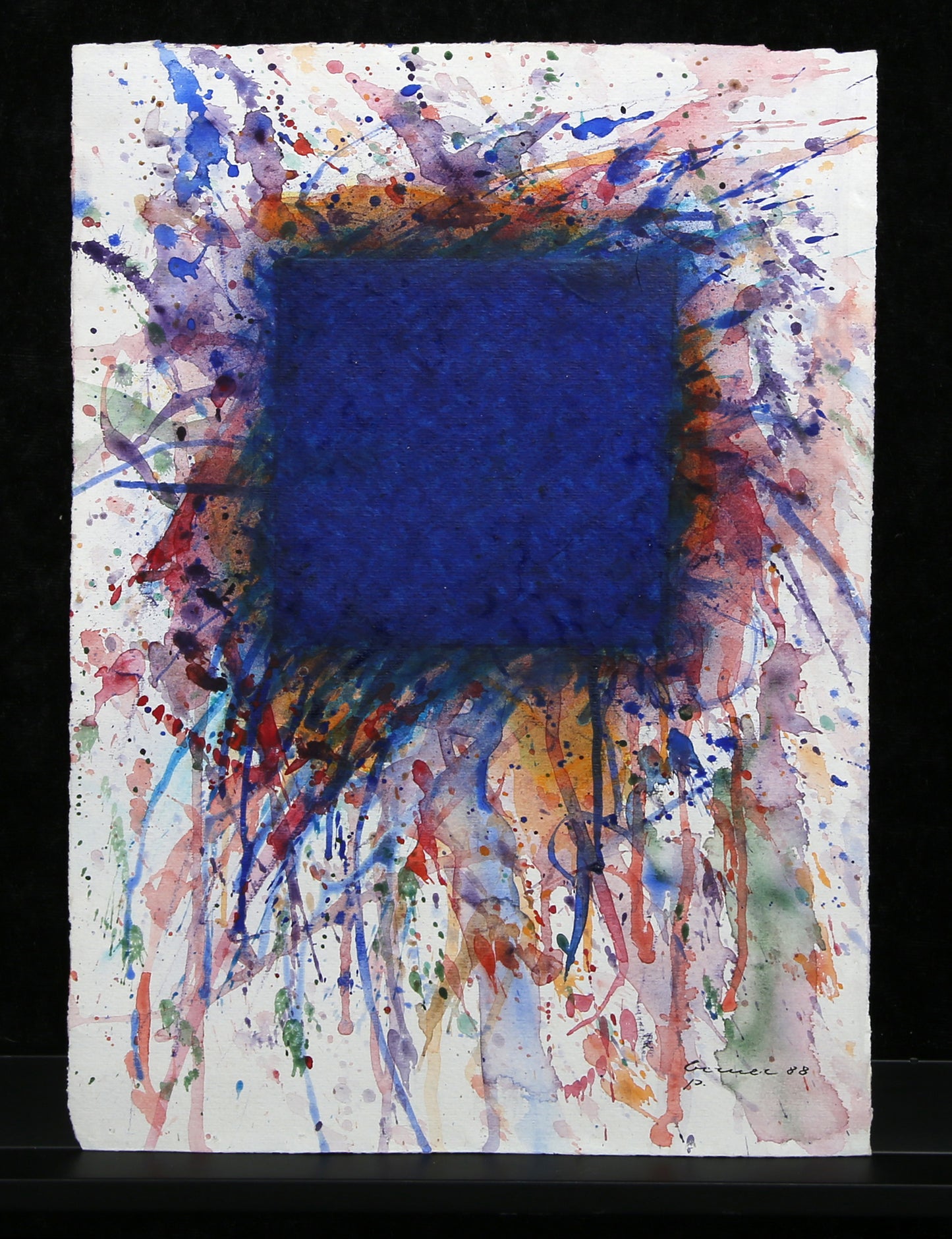 Berner, Bernd - ohne Titel - 1988 - Gouache auf Bütten - handsigniert