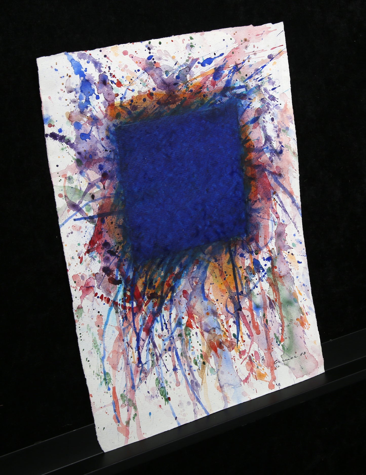 Berner, Bernd - ohne Titel - 1988 - Gouache auf Bütten - handsigniert