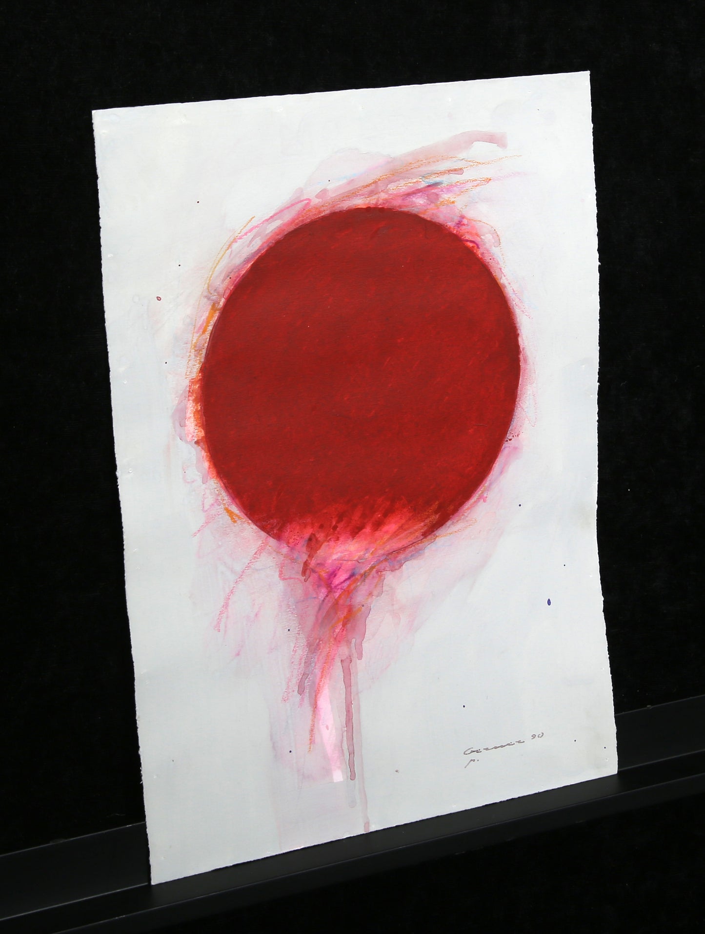 Berner, Bernd - ohne Titel - 1990 - Gouache auf Bütten - handsigniert