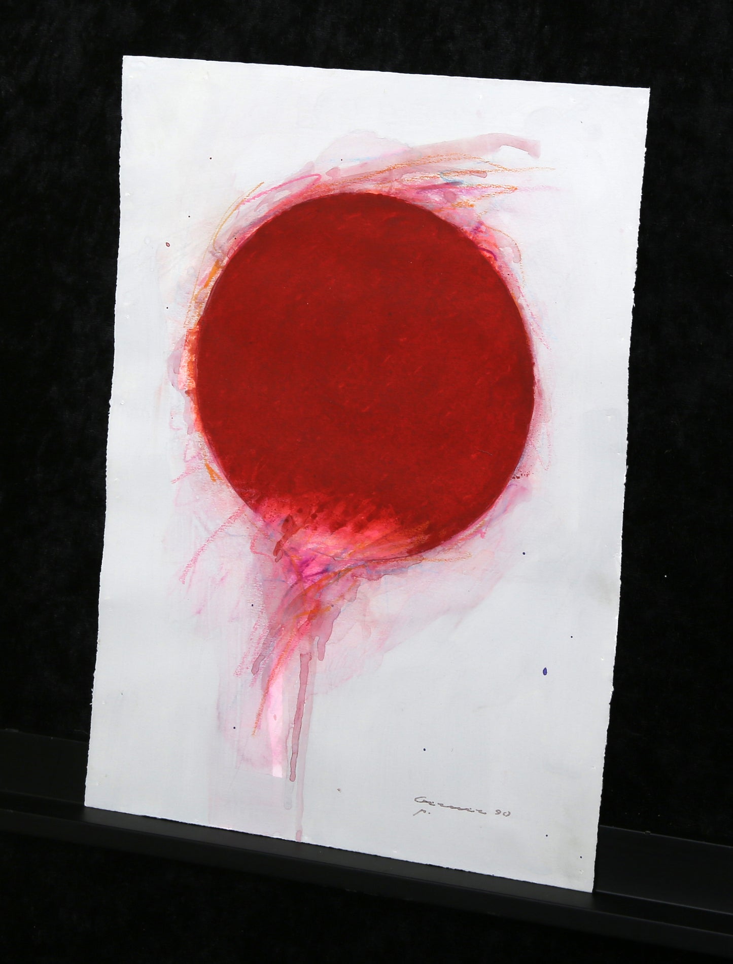 Berner, Bernd - ohne Titel - 1990 - Gouache auf Bütten - handsigniert