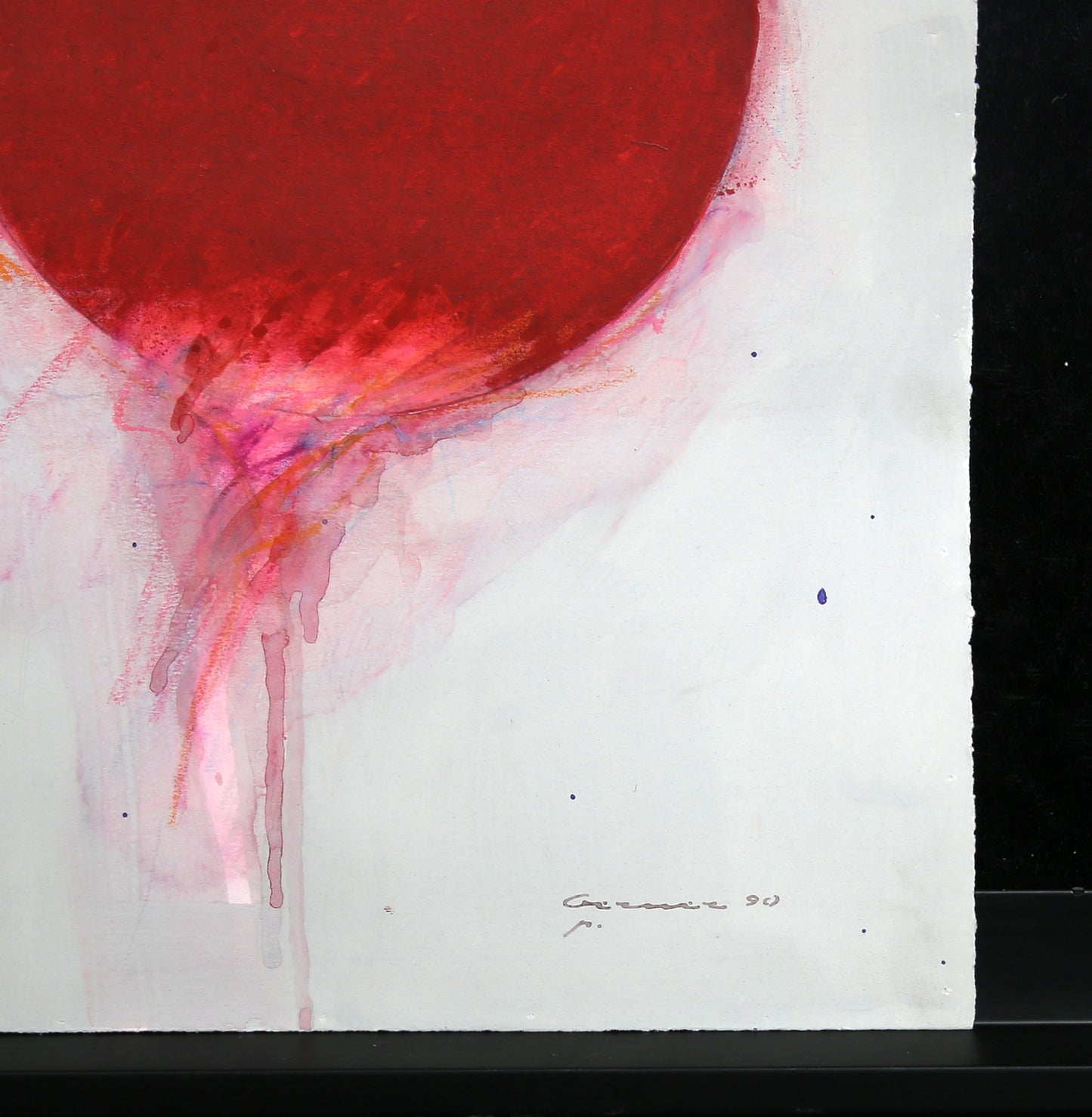 Berner, Bernd - ohne Titel - 1990 - Gouache auf Bütten - handsigniert