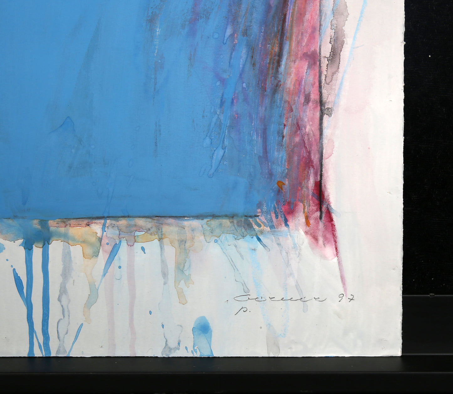 Berner, Bernd - ohne Titel - 1997 - Gouache auf Bütten - handsigniert