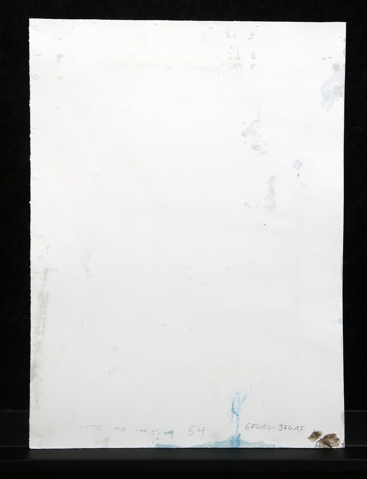 Berner, Bernd - ohne Titel - 1997 - Gouache auf Bütten - handsigniert