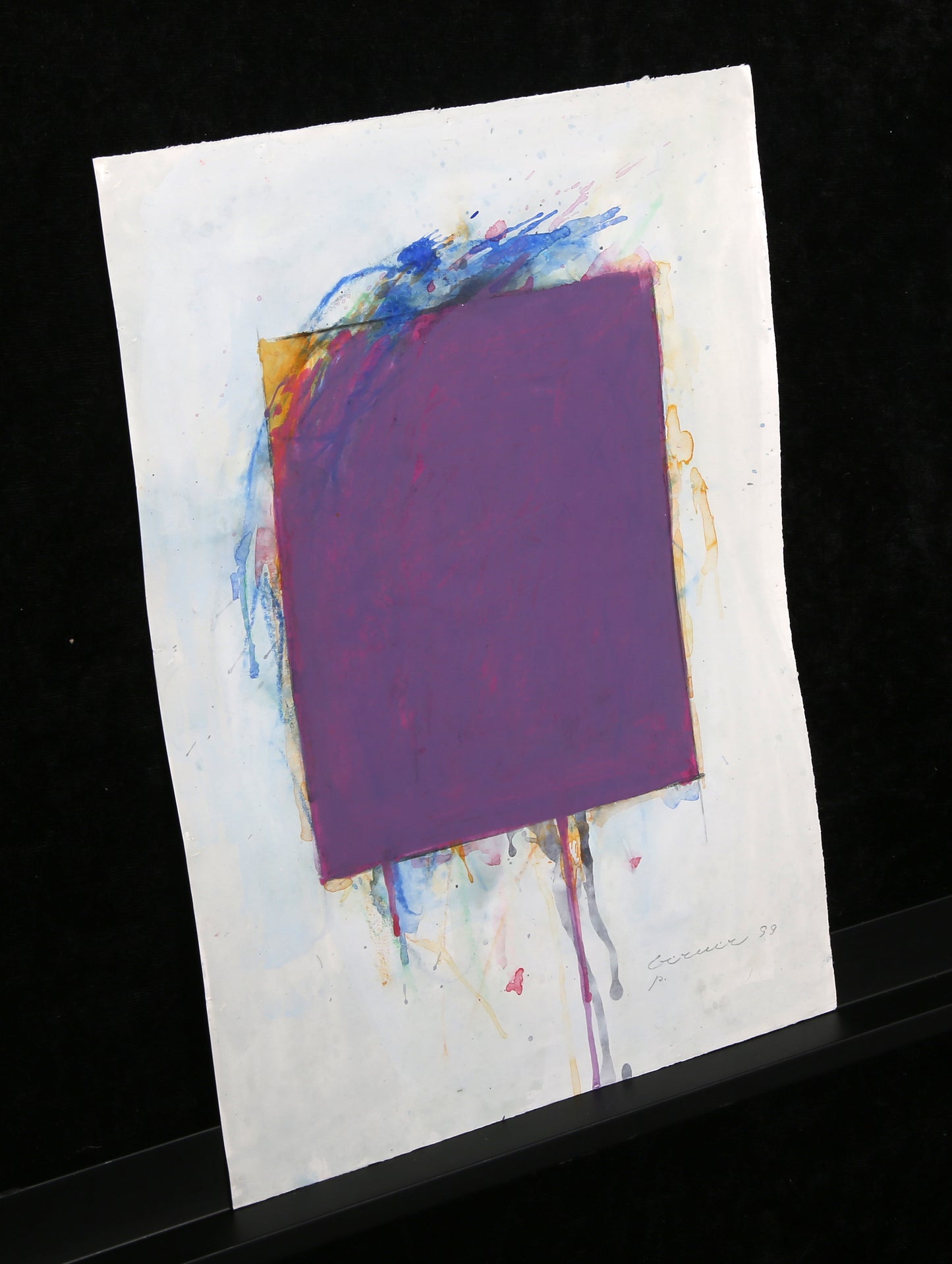 Berner, Bernd - ohne Titel - 1999 - Gouache auf Bütten - handsigniert