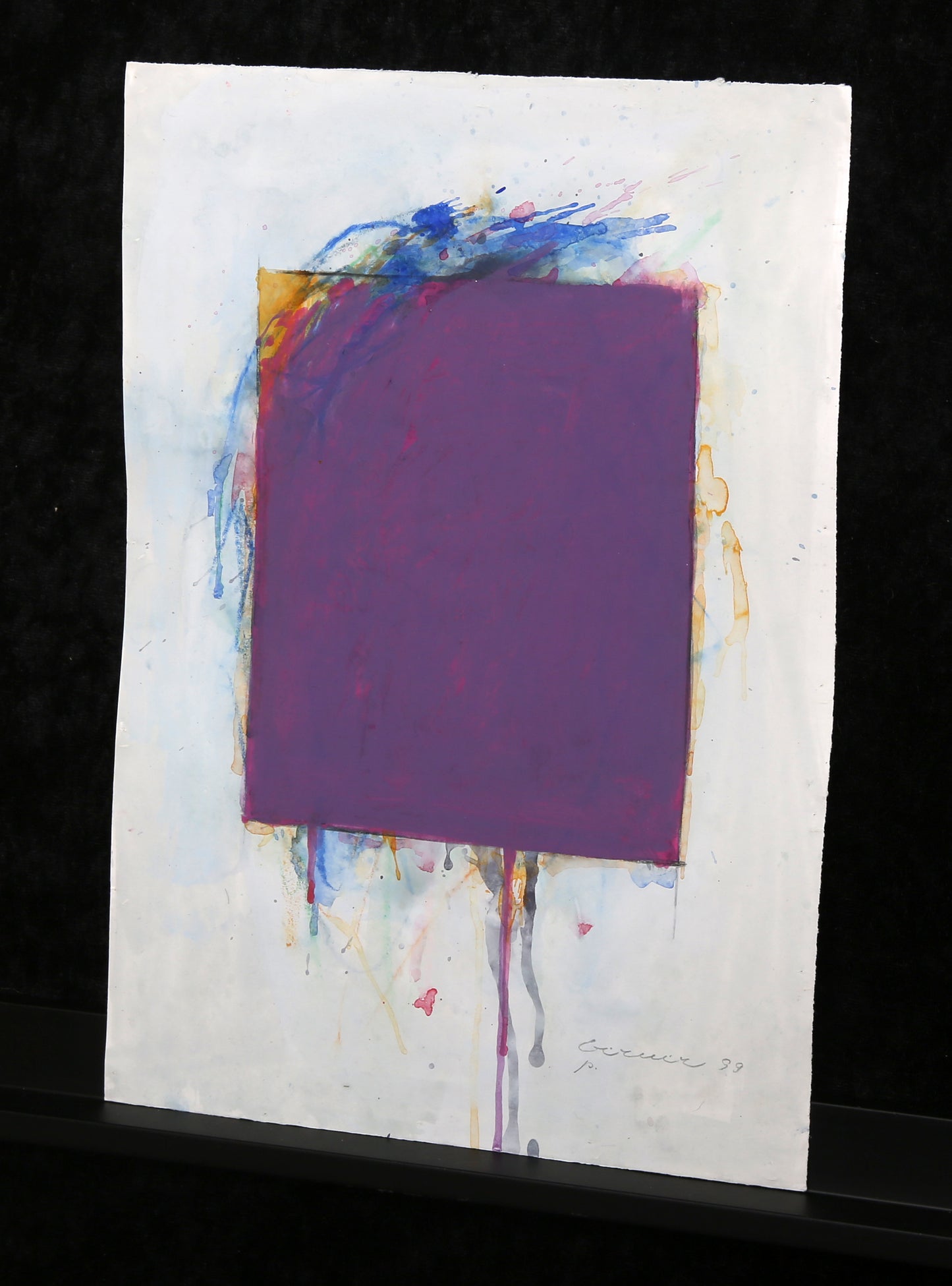 Berner, Bernd - ohne Titel - 1999 - Gouache auf Bütten - handsigniert