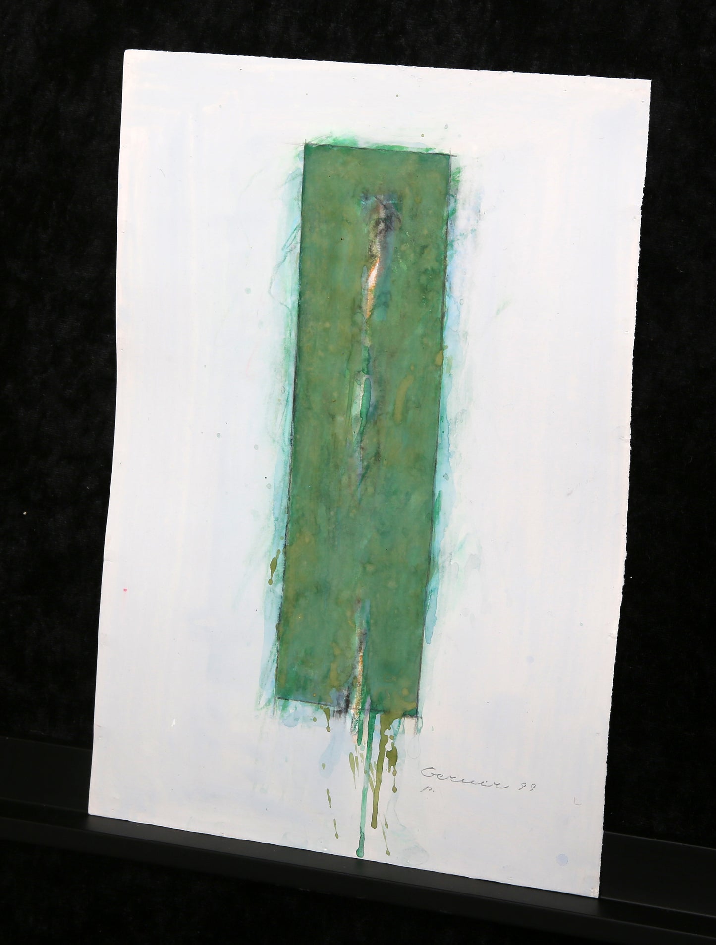 Berner, Bernd - ohne Titel - 1999 - Gouache auf Bütten - handsigniert