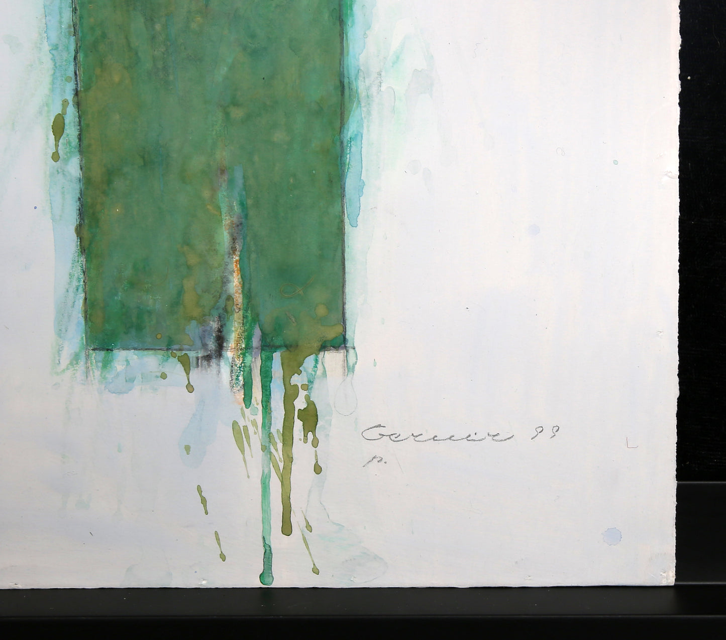 Berner, Bernd - ohne Titel - 1999 - Gouache auf Bütten - handsigniert