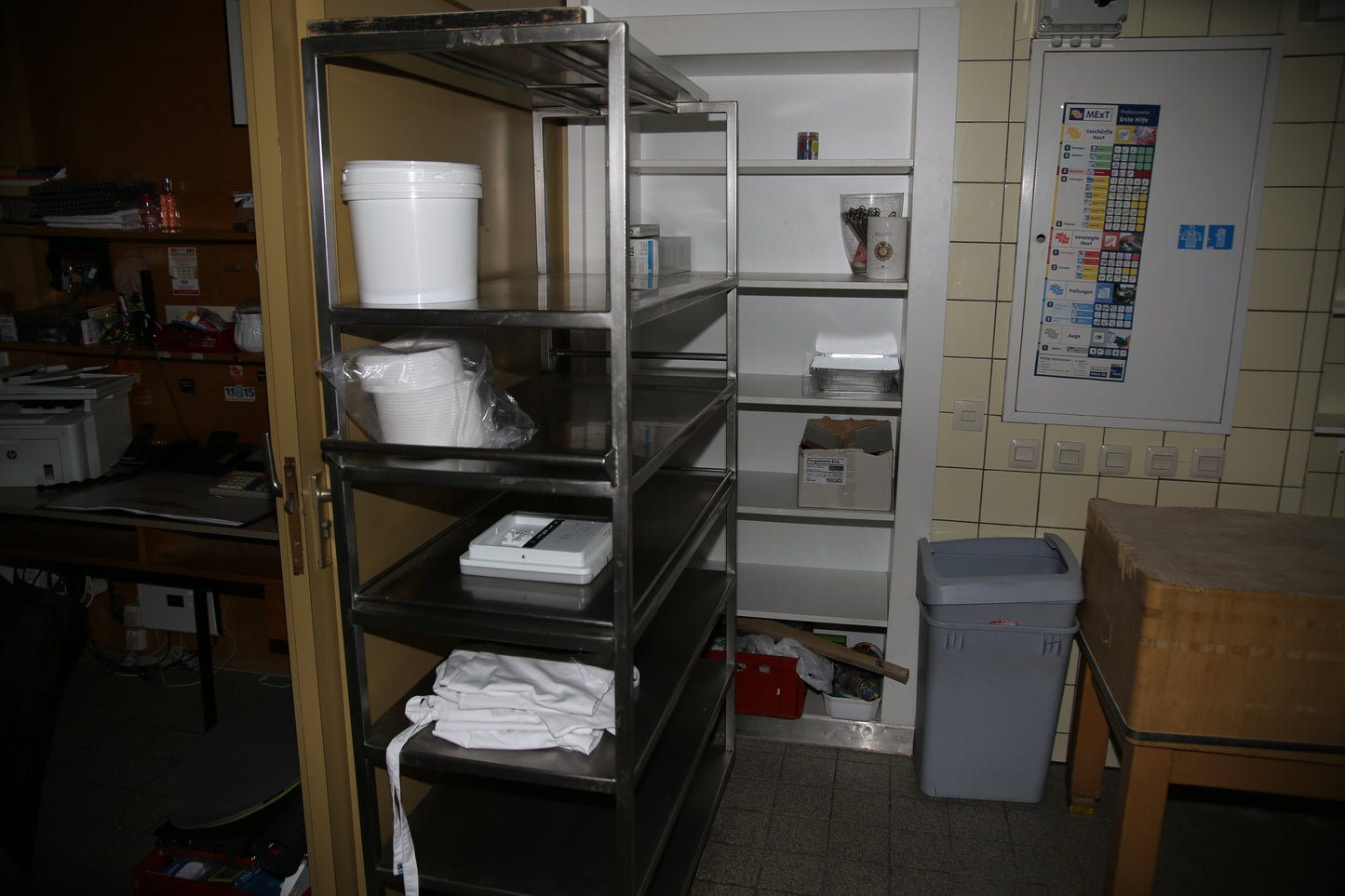 Stainless steel shelves, stainless steel trolleys - various sizes