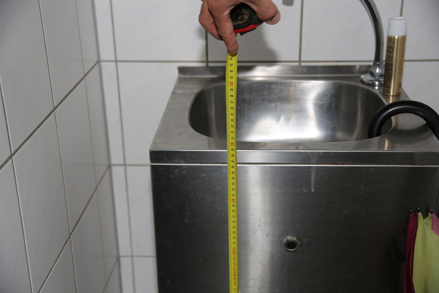 Hand wash basin with sensor and tap - 2 pieces together