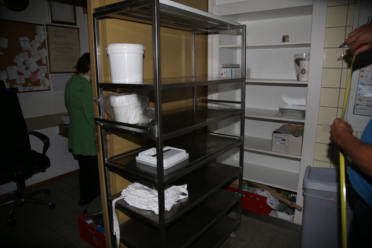 Stainless steel shelves, stainless steel trolleys - various sizes