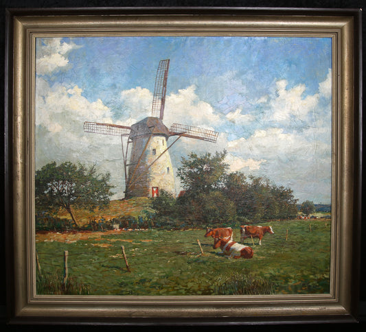 Theissen, Paul - Mühle - Öl auf Leinwand - handsigniert