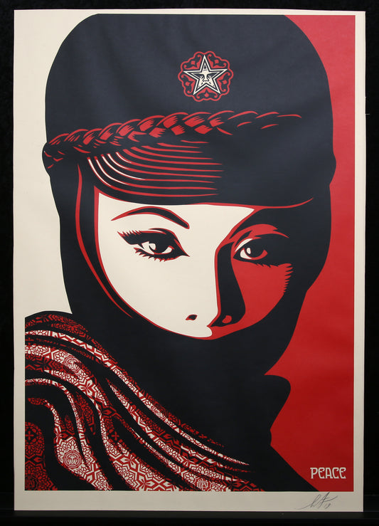 Fairey, Shepard - Mujer Fatale - Farboffsetlithografie - handsigniert