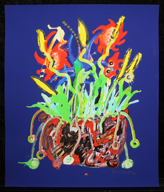 Kostabi, Paul - Burst - Giclee op katoenpapier - handgesigneerd