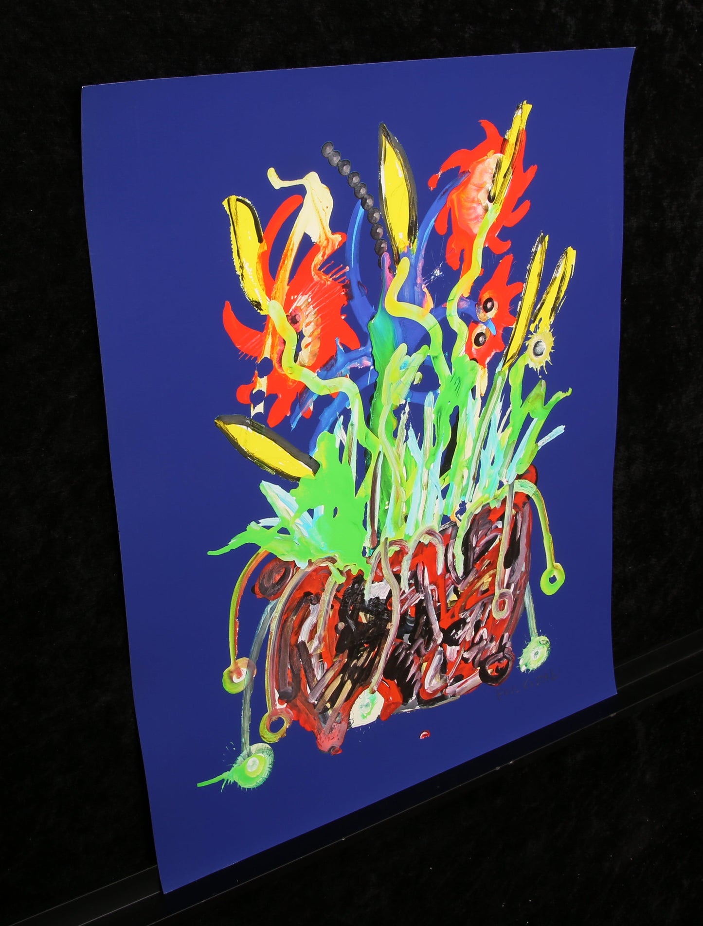 Kostabi, Paul - Burst - Giclee op katoenpapier - handgesigneerd