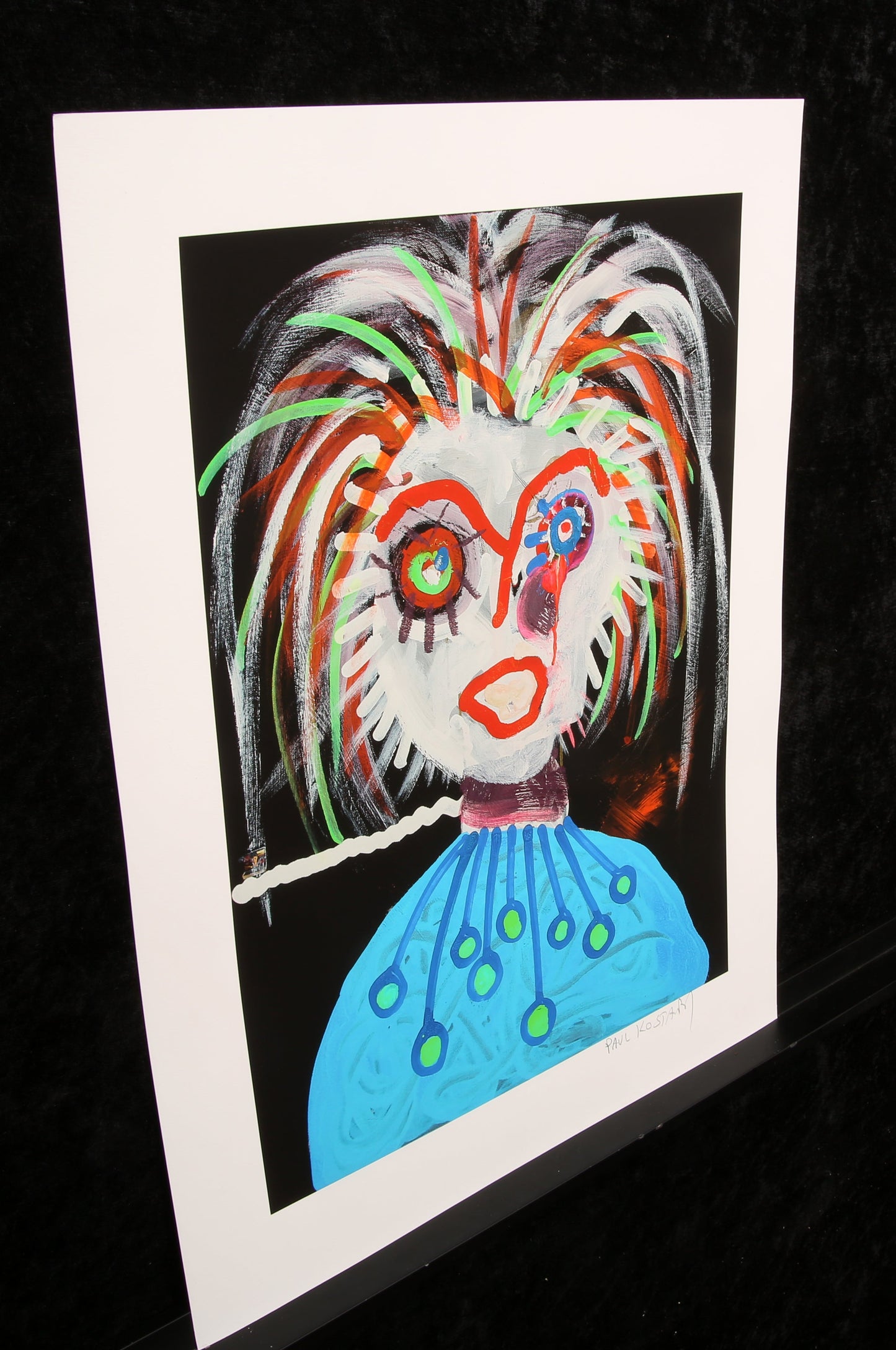 Kostabi, Paul - The Antagonist - Giclee auf Baumwollpapier - handsigniert