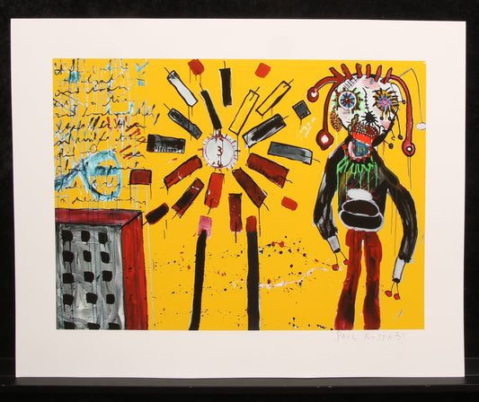 Kostabi, Paul - Burst - Giclee op katoenpapier - handgesigneerd
