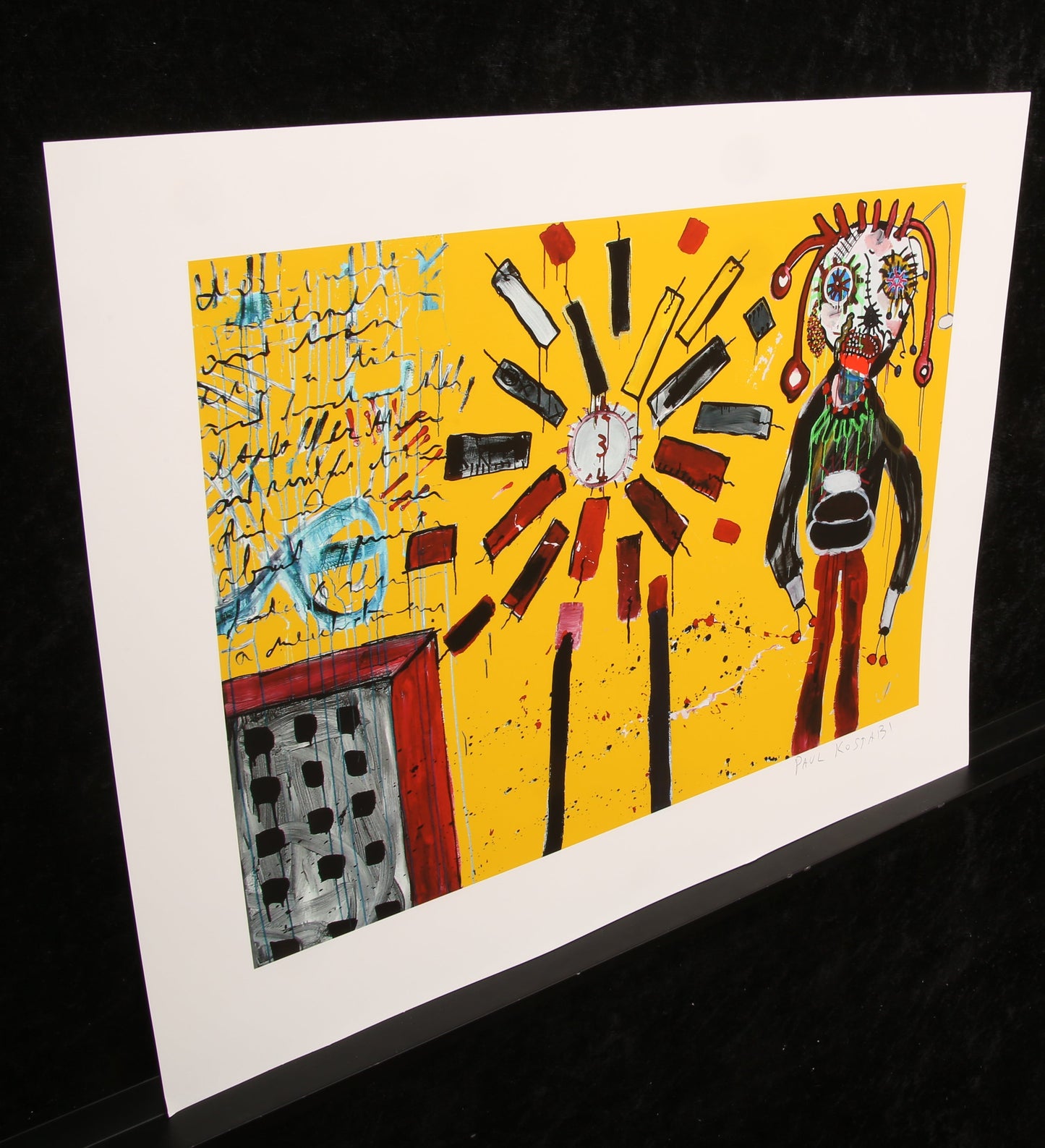 Kostabi, Paul - Burst - Giclee op katoenpapier - handgesigneerd