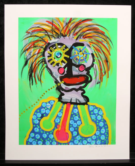 Kostabi, Paul - Burst - Giclee op katoenpapier - handgesigneerd