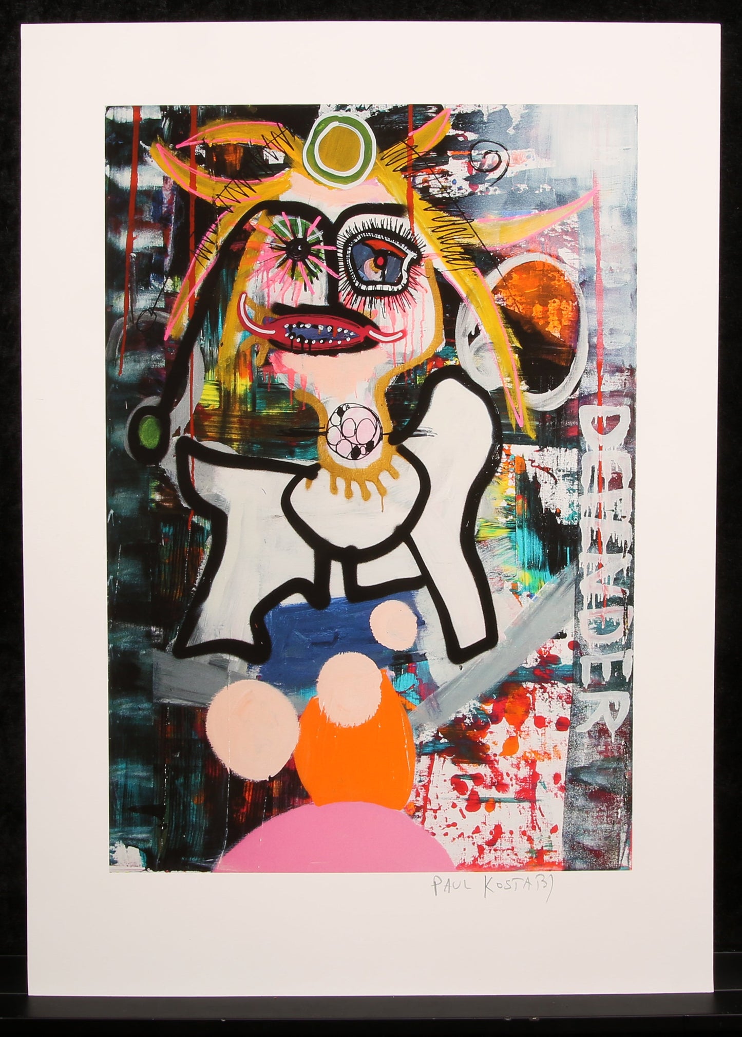 Kostabi, Paul - Burst - Giclee on cotton paper - hand signed