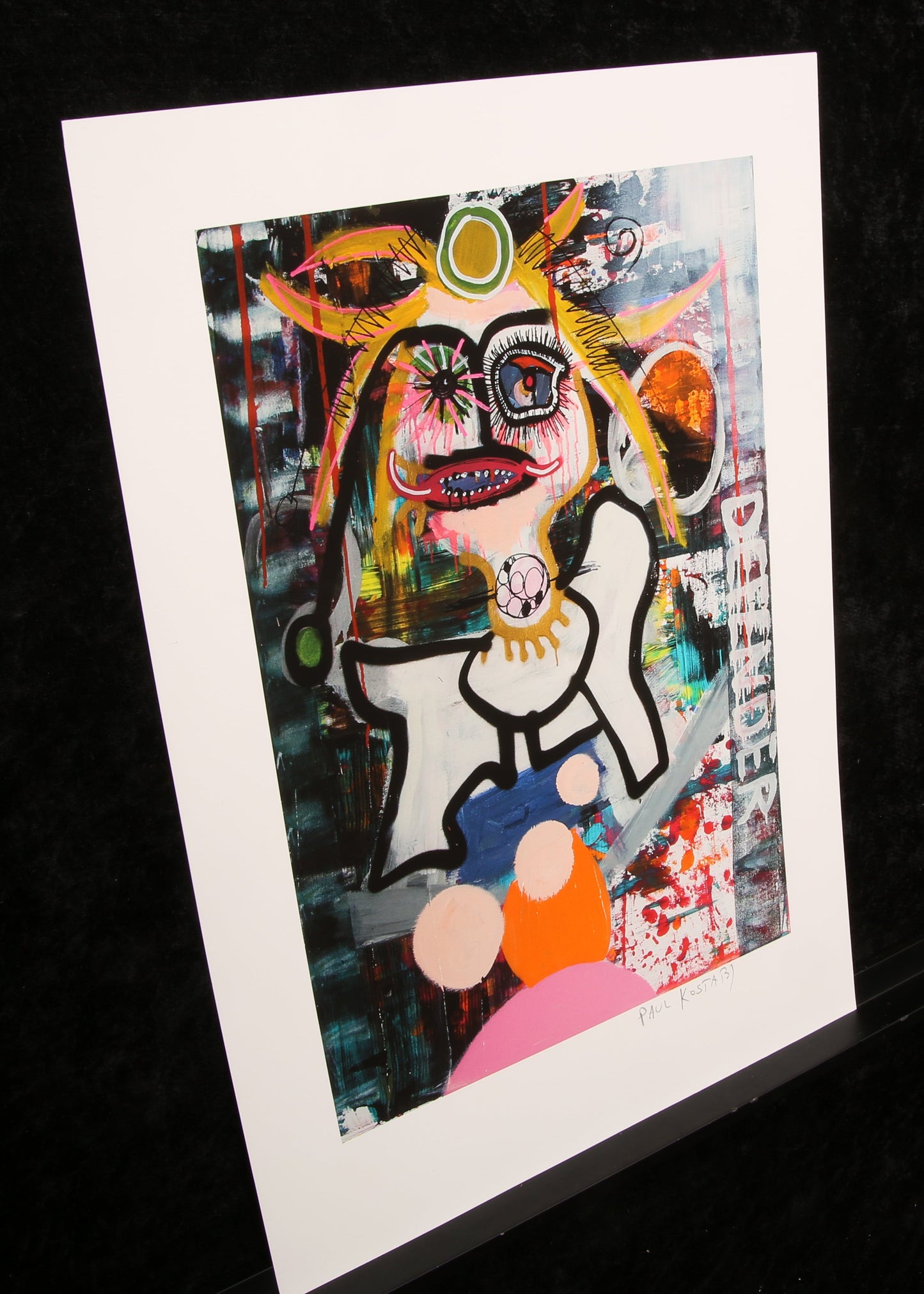 Kostabi, Paul - Burst - Giclee on cotton paper - hand signed