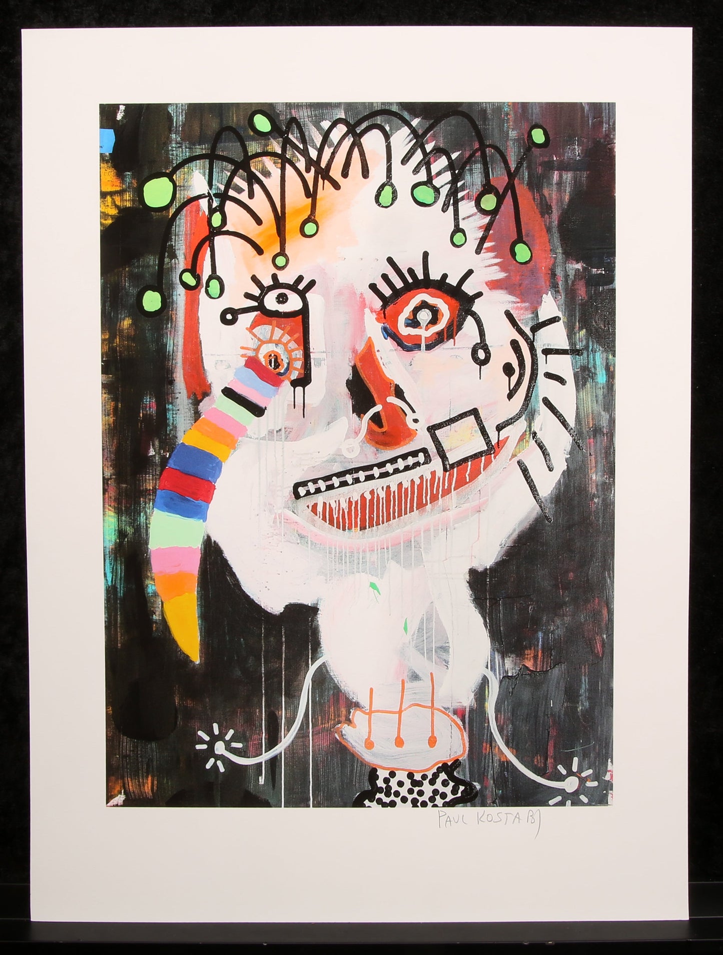 Kostabi, Paul - Burst - Giclee op katoenpapier - handgesigneerd