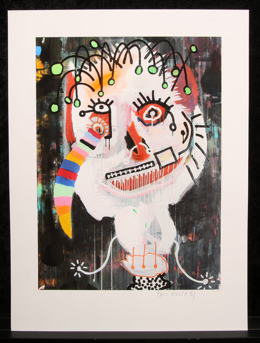 Kostabi, Paul - Burst - Giclee op katoenpapier - handgesigneerd