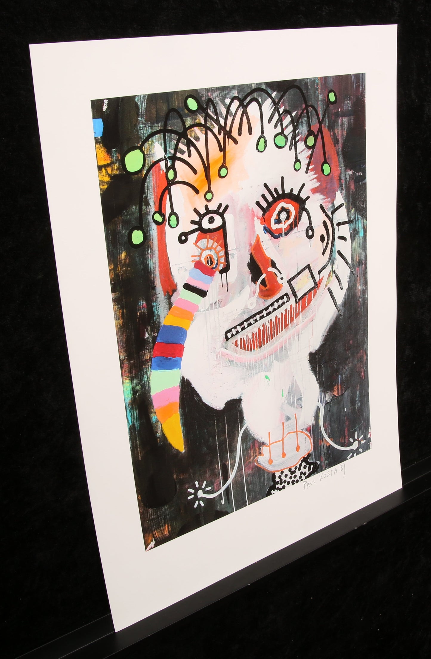 Kostabi, Paul - Burst - Giclee op katoenpapier - handgesigneerd