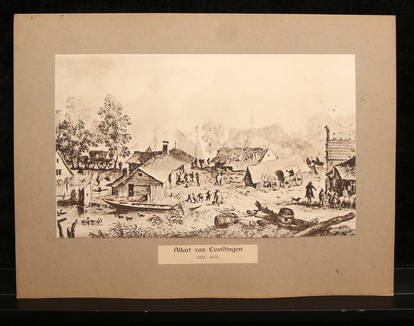 van Everdingen, Allart - 1621 bis 1675- Offsetlitho, holländische Meister