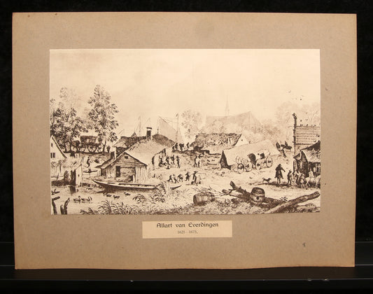 van Everdingen, Allart - 1621 bis 1675- Offsetlitho, holländische Meister