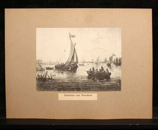 van Ruisdael, Salomon - unbekannt - Offsetlitho, holländische Meister