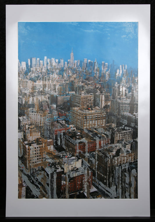 Salzmann, Gottfried - New York Liquid Sky - Etching/Photographic Paper - Hand-signed