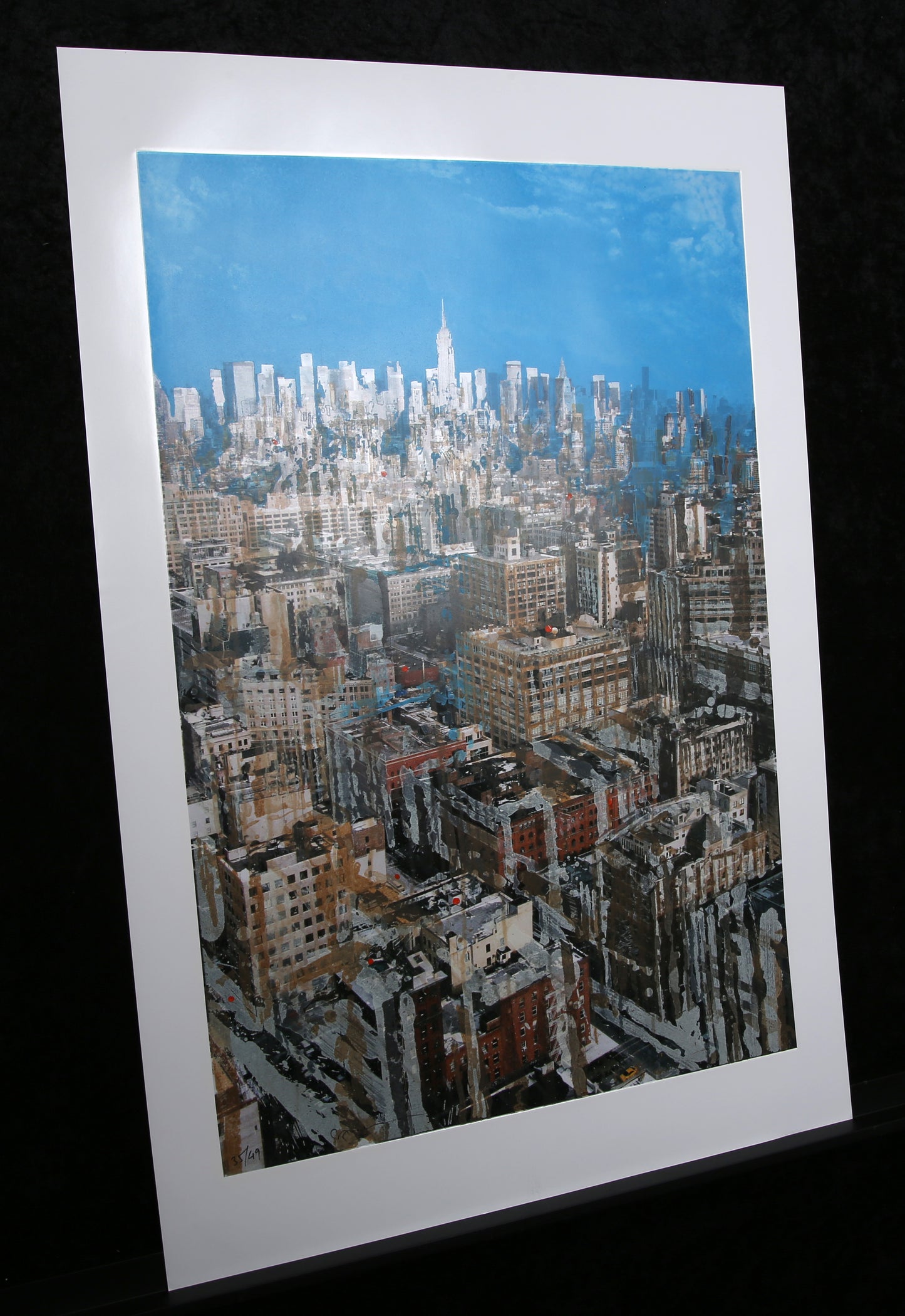 Salzmann, Gottfried - New York Liquid Sky - Etching/Photographic Paper - Hand-signed