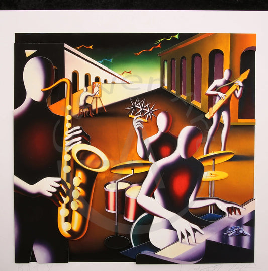 Kostabi, Mark - Metaphysical Harmony - 3D-Konstruktion - handsigniert Clever Art