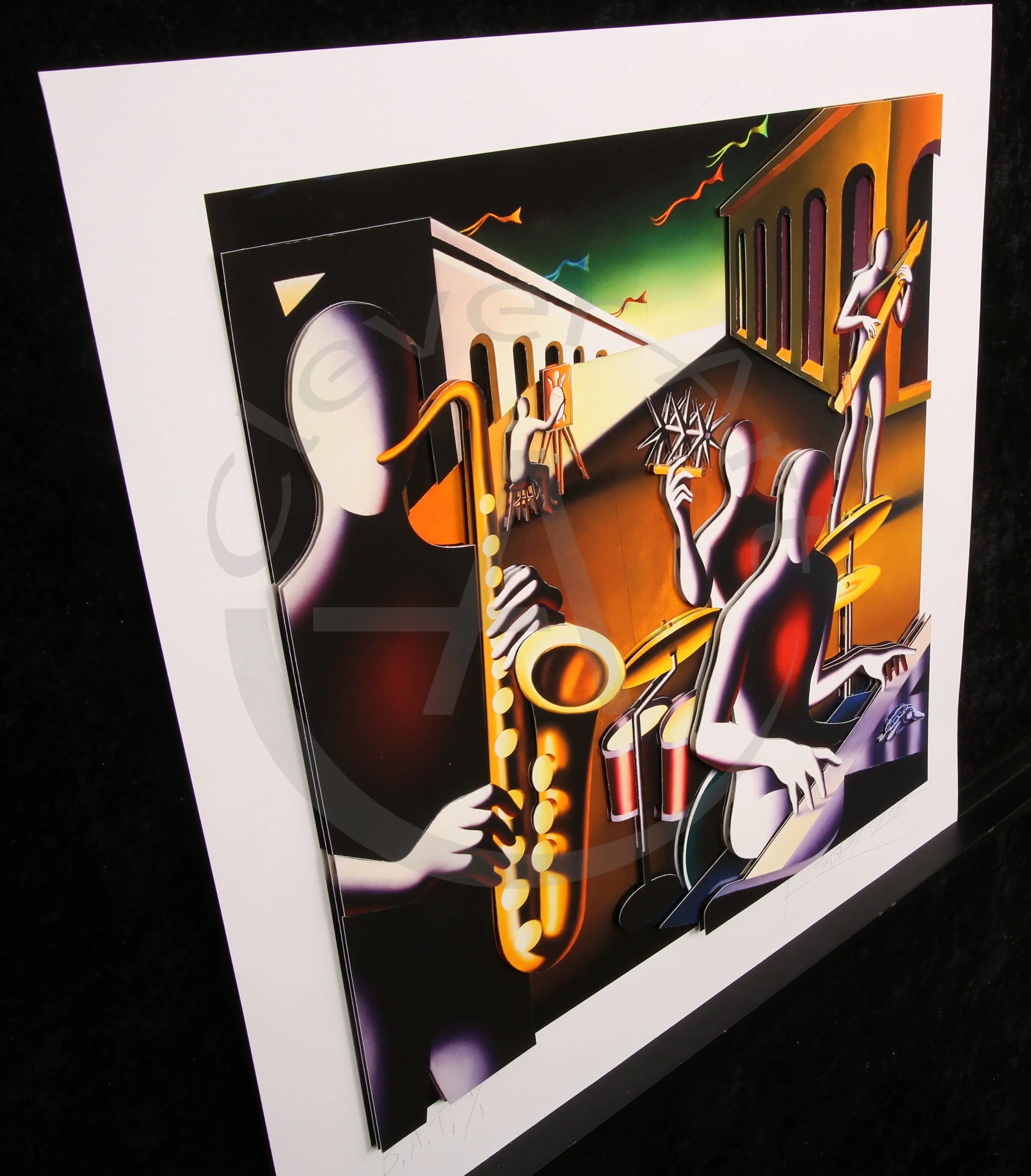 Kostabi, Mark - Metaphysical Harmony - 3D-Konstruktion - handsigniert Clever Art