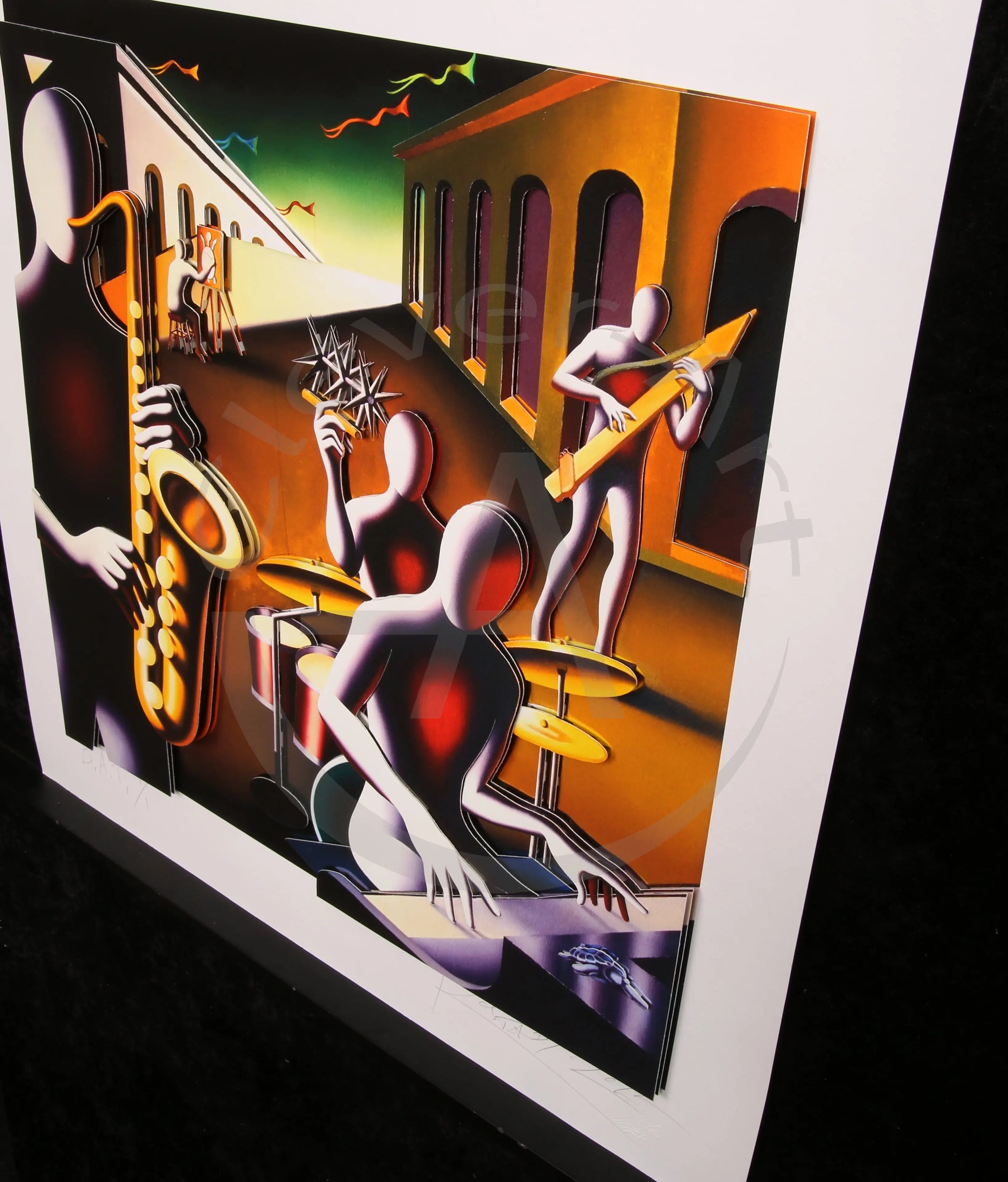 Kostabi, Mark - Metaphysical Harmony - 3D-Konstruktion - handsigniert Clever Art