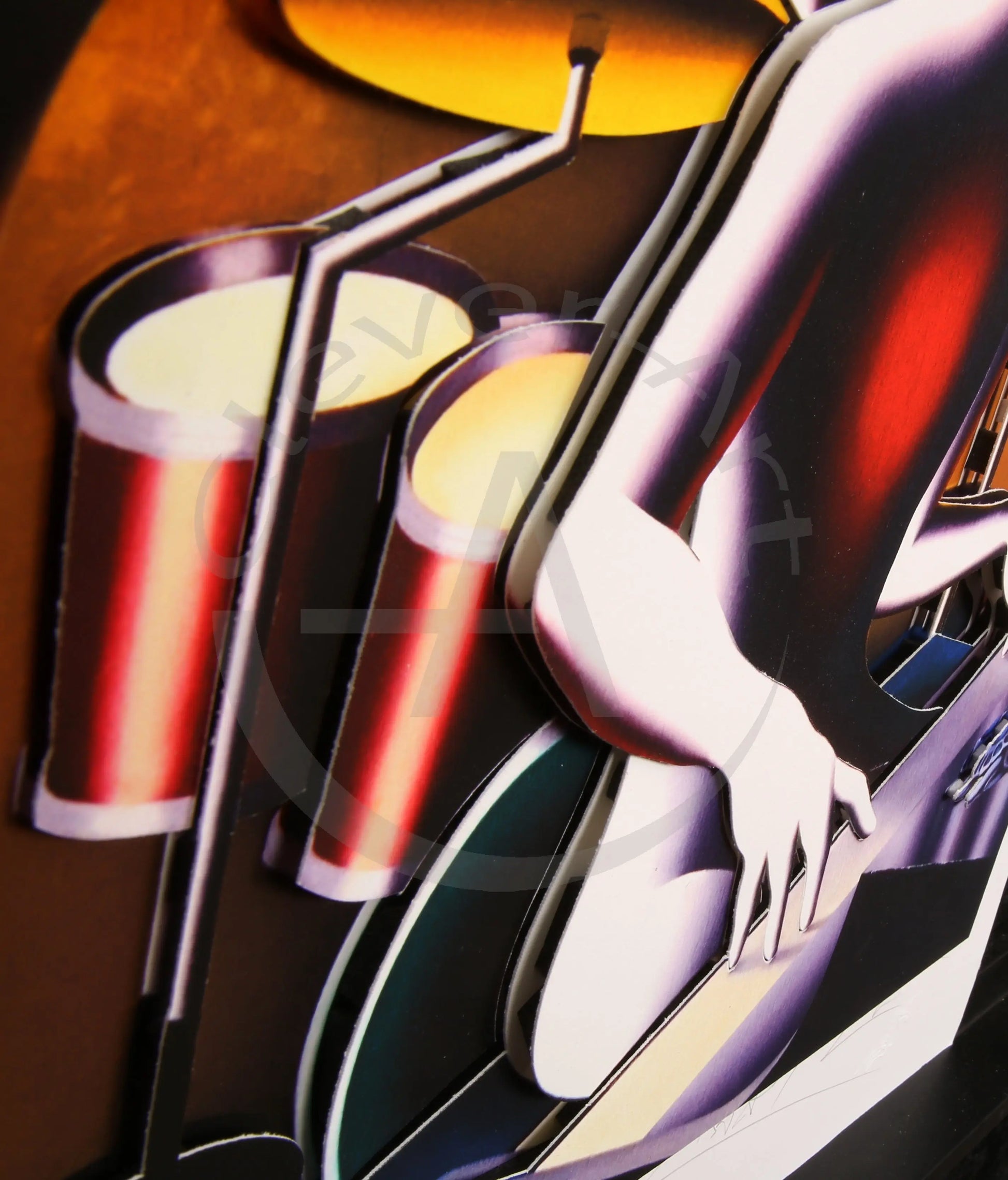 Kostabi, Mark - Metaphysical Harmony - 3D-Konstruktion - handsigniert Clever Art