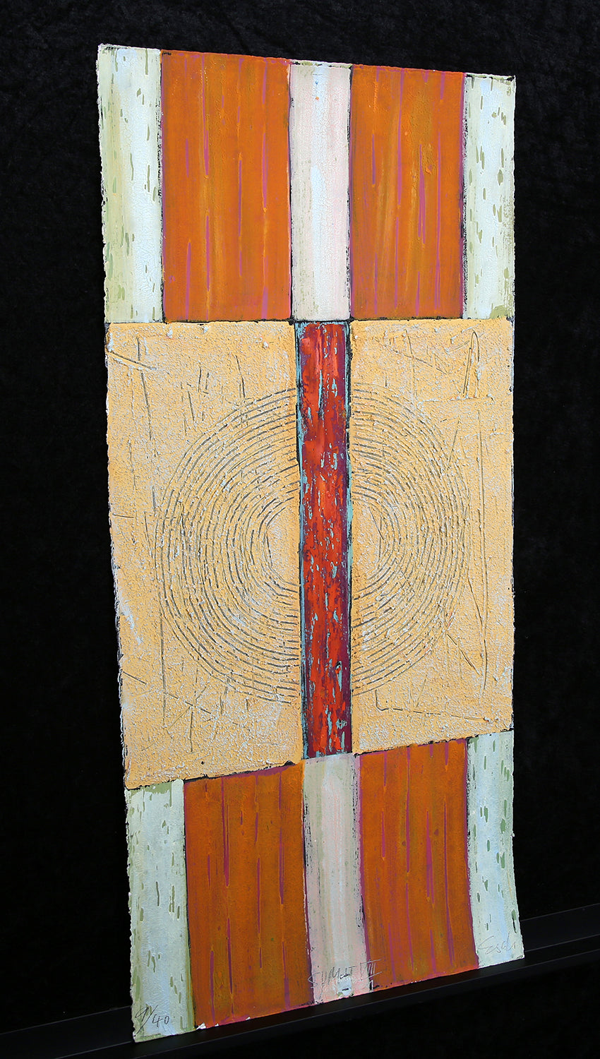 Schädrich, Eckart (Esch) - Symposium VIII - Triptych - Mixed media - Hand-signed