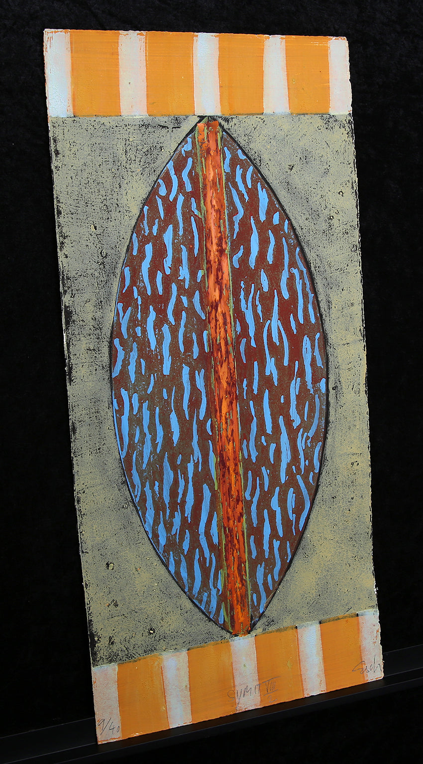 Schädrich, Eckart (Esch) - Symposium VIII - Triptych - Mixed media - Hand-signed