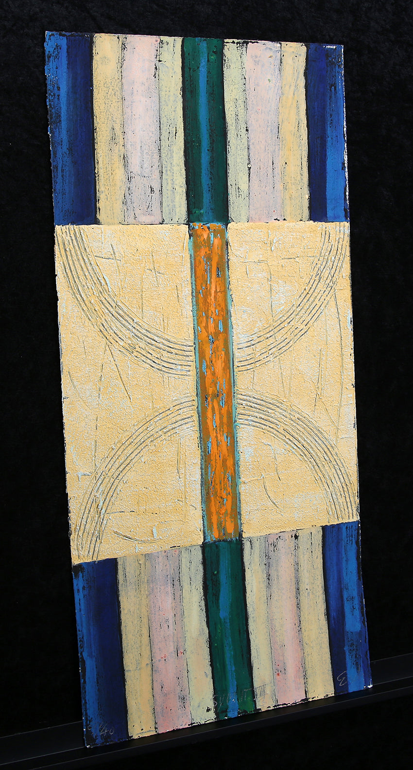 Schädrich, Eckart (Esch) - Symposium VIII - Triptych - Mixed media - Hand-signed