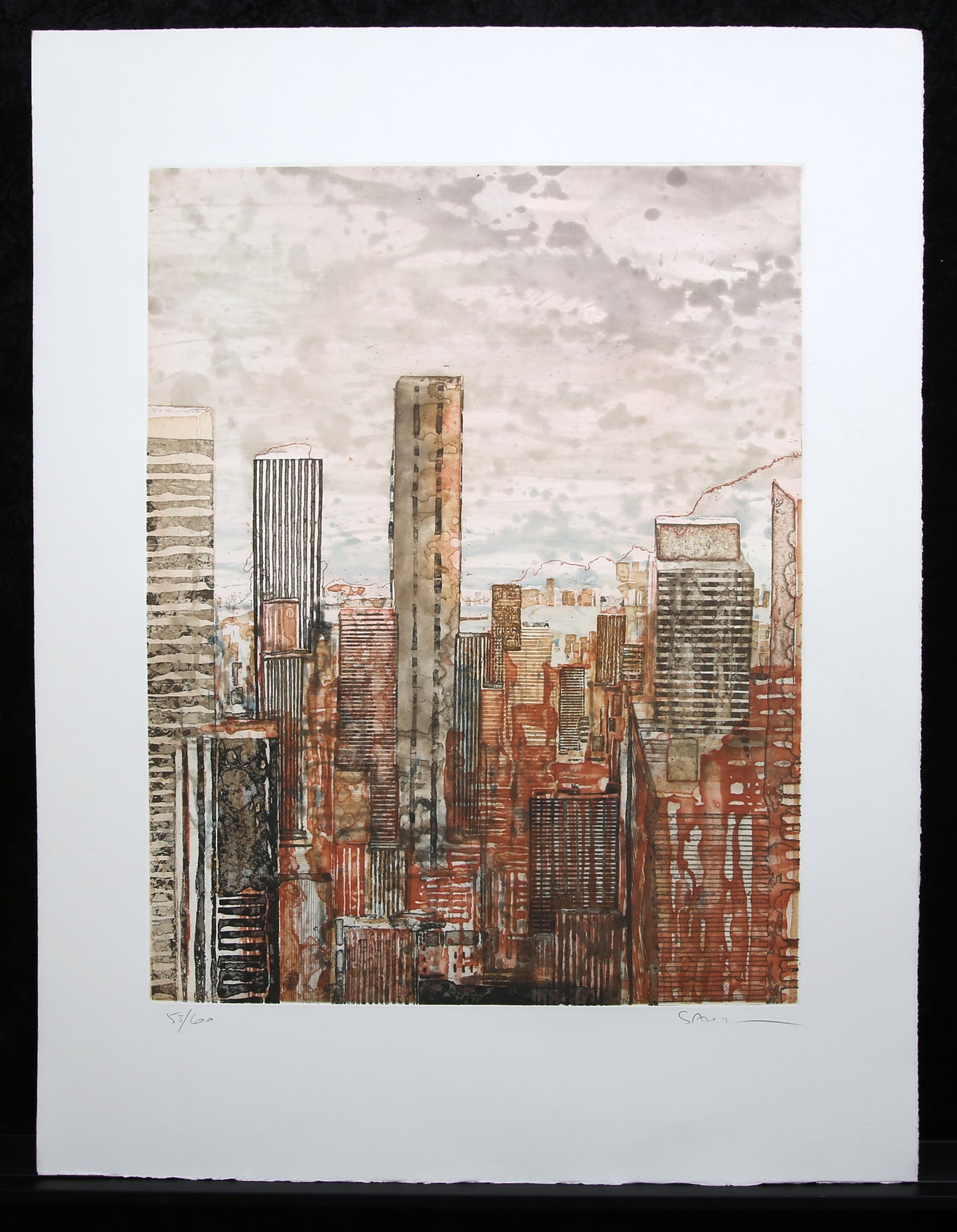 Salzmann, Gottfried - New York-Rose - 2007 - Radierung - handsigniert