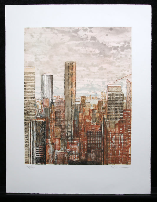 Salzmann, Gottfried - New York-Rose - 2007 - Radierung - handsigniert