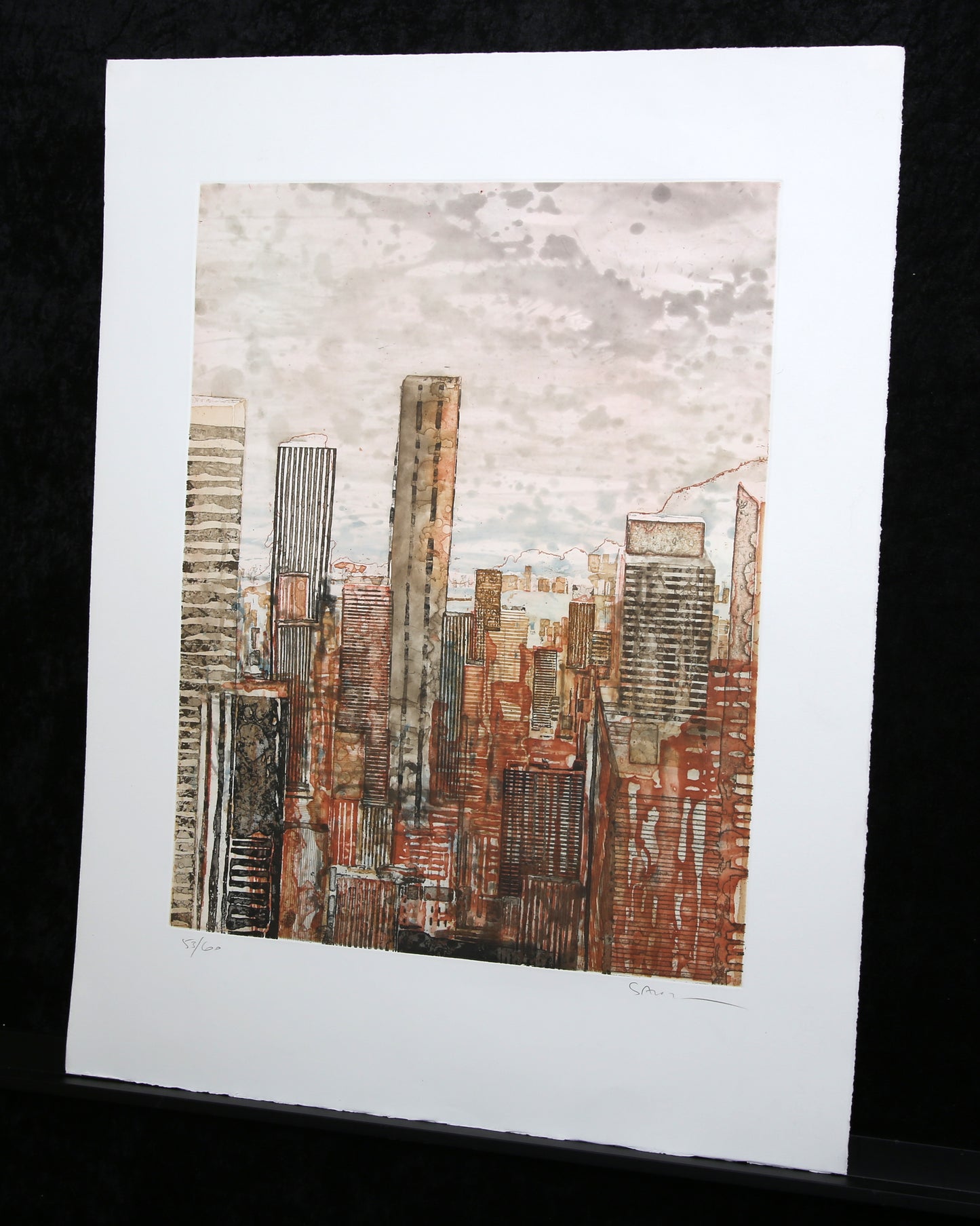 Salzmann, Gottfried - New York-Rose - 2007 - Radierung - handsigniert