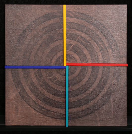 Geiler, Friedrich - Geometry XI, 2019 - Relief/Wood - hand-signed