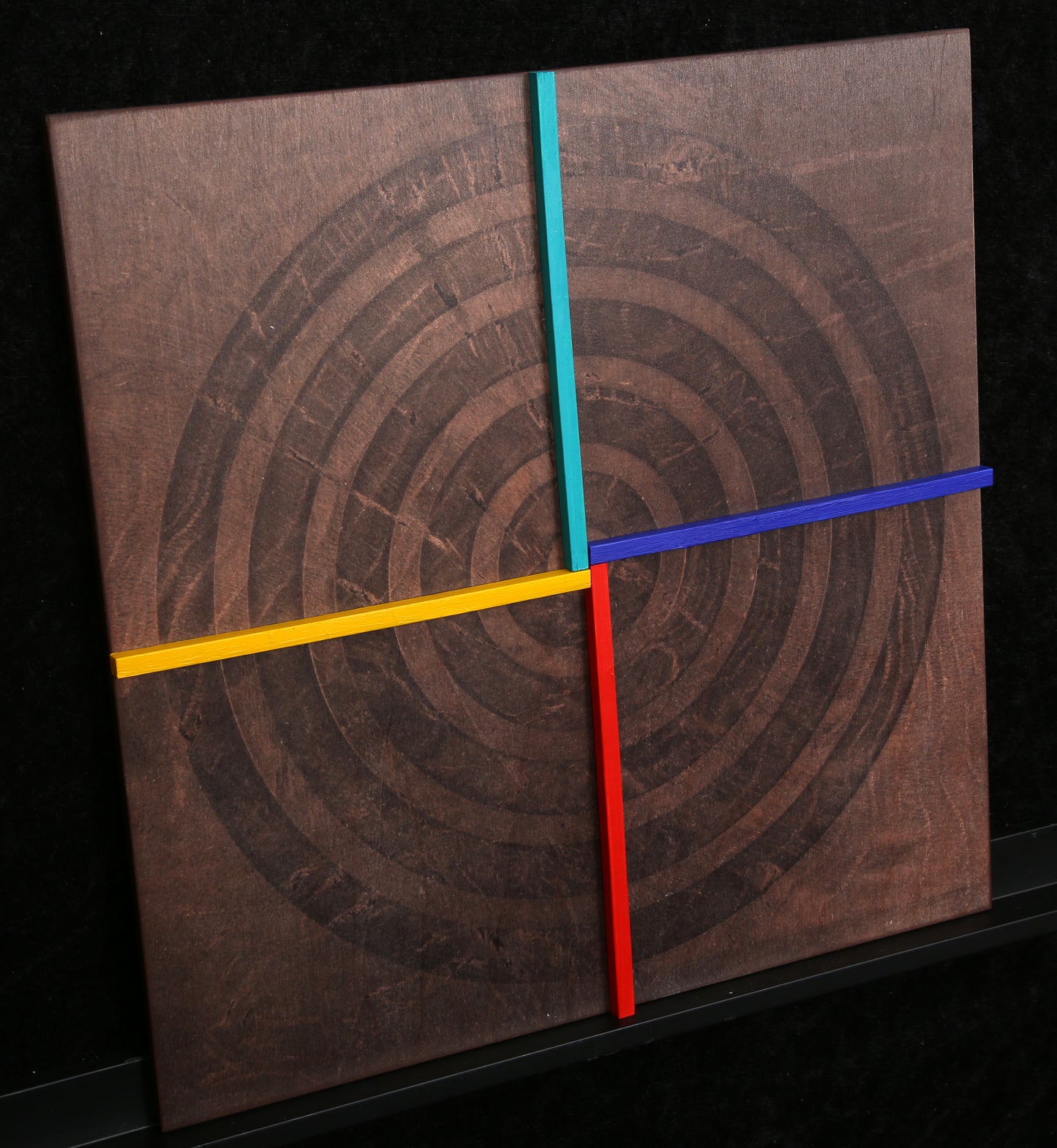 Geiler, Friedrich - Geometry XII, 2019 - Relief/Wood - hand-signed