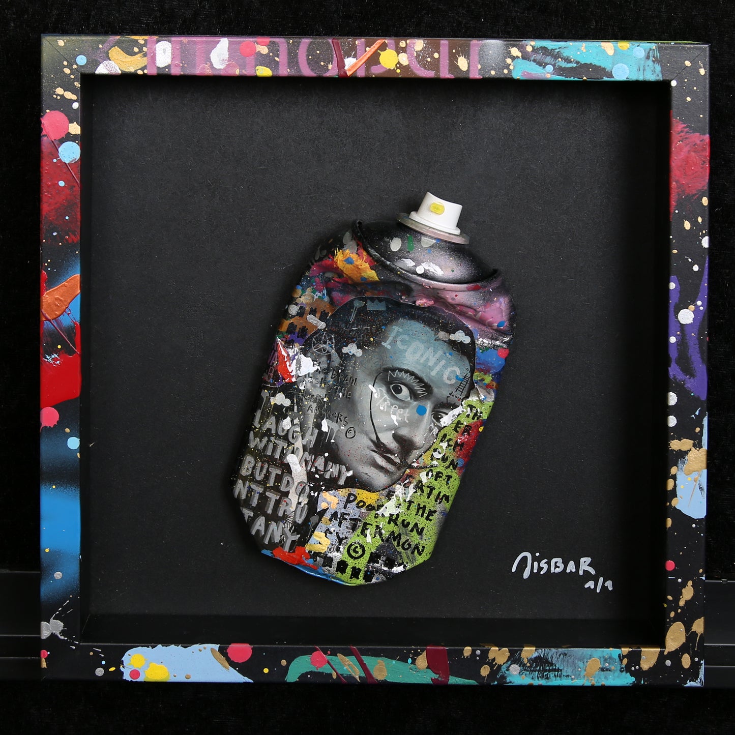 JISBAR (Jean-Baptiste Launay) - Collage/Objekt, 2025 - handsigniert