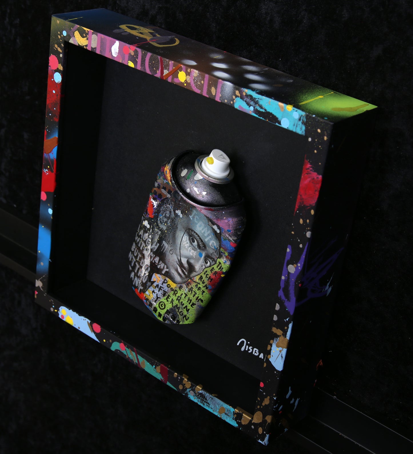 JISBAR (Jean-Baptiste Launay) - Collage/Objekt, 2025 - handsigniert