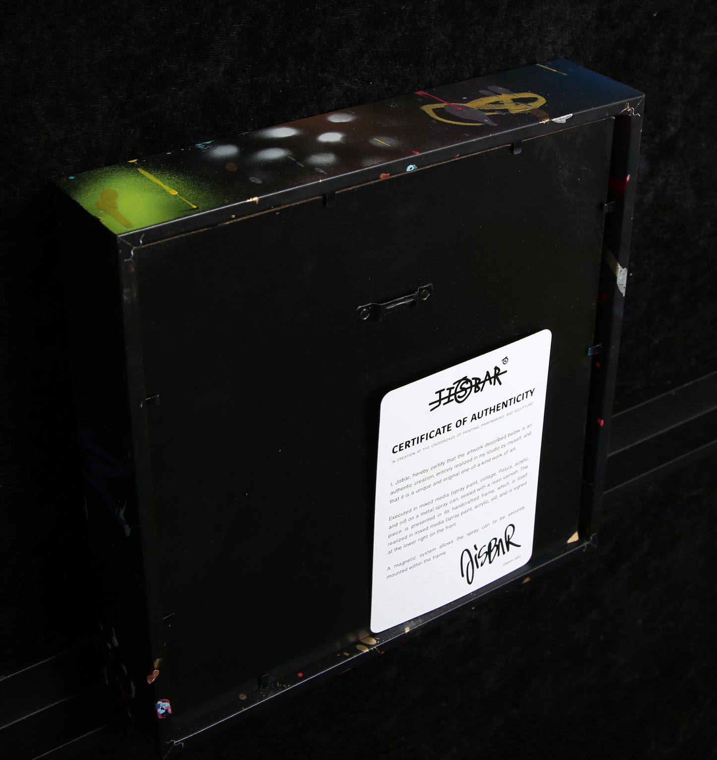 JISBAR (Jean-Baptiste Launay) - Collage/Objekt, 2025 - handsigniert